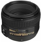 Nikon AF-S NIKKOR 50mm f/1.4G Lens - Black