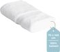 HUSH. Living Serviette de bain Hush living - par pièce - 70×140 cm - 100% coton - qualité lourde 500g/m2 - bordure élégante et boucle de suspension - blanc