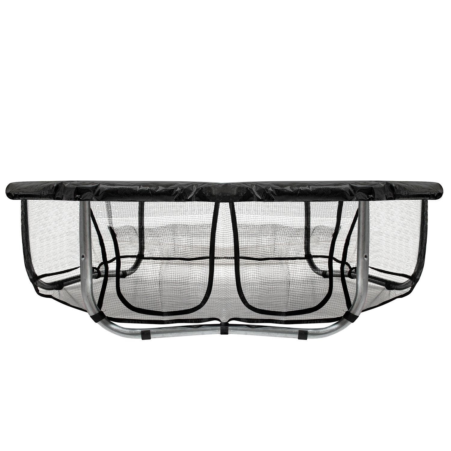 Virtufit Trampolinerok met Opbergvak - Veiligheidsnet - 183 cm - Zwart