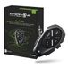 cellularline INTERPHOLINK Interphone LINK Bluetooth intercom voor motorcommunicatie, 2 motorrijders 700Mt, Een Gespreksduurtijd van 20 uur - Radio RDS, Music, Gps, Mobile - Single,Zwart