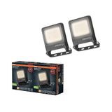 OSRAM ENDURA FLOOD PC 10W LED-schijnwerper, 3000K warm wit, 1000 lumen, IP65