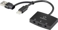 Renkforce RF-AA-200 2.0 Externe geluidskaart Zwart