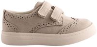 Next - Jongens - Brogues met klittenbandsluiting, brede pasvorm (G) - Naturel