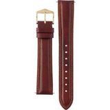 Hirsch Hirsh Horlogeband Ascot Goudbruin - Leer - 18mm