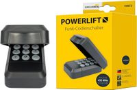 Schellenberg commutateur de code sans fil pour portes de garage avec couvercle, radiofréquence 433,92 MHz jusqu'à 20 m, fonctionne sur piles, 60872