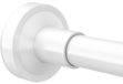Tringle de rideau de douche extensible sans perçage - 46 à 226 cm - Noir - Antidérapant