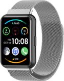 imoshion Huawei Milanees magnetisch bandje - Geschikt voor Huawei Watch Fit 2 - Zilver