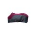 HKM Comfort Vliegendeken met fleece Donkerrood/Zwart 205