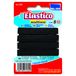 PARODI & PARODI Riem, 5 m, band van polyester en rubber, breedte 10 mm, multifunctionele band, kleur zwart, elastisch touw voor naaiwerk, standaard