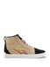 Alpinestars Ride-63 Canvas Beige Noir Blanc Chaussures de moto