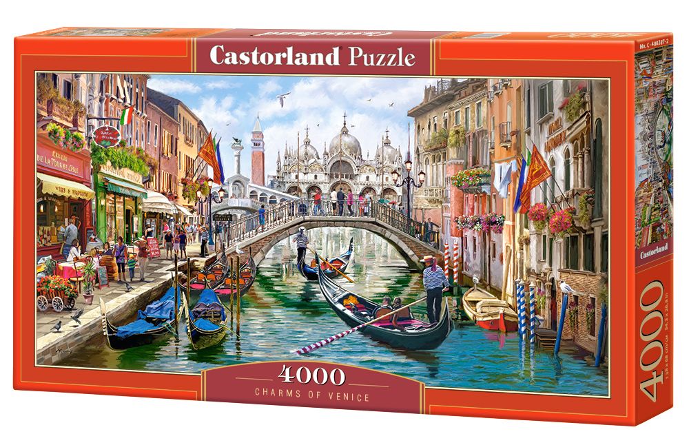 Castorland Charms of Venice - 4000 stukjes Puzzel - Meerkleurig