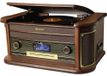 Platine vinyle rétro - 33/45/78 tr/min - Dab+ et FM - CD, Bluetooth et cassette - 40 W