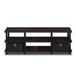 Furinno Econ TV-kast/entertainment Center met 6 vakken en 2 laden, hout, espresso/zwart, 39,62 x 108,66 x 40,39 cm