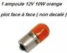 Sifam Ampoule clignotante moto 12V 10W Orange BA15S