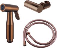 FortiFura Calvi Set de bidet - Douchette à main - Tuyau 150cm - Support - PVD - Cuivre brossé