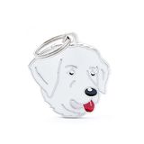 MyFamily Hond Medaille Gemaakt In Italië, Maramma Shepherd, Hondenplaat, Email Metal, Friends Collectie, 35x36 mm