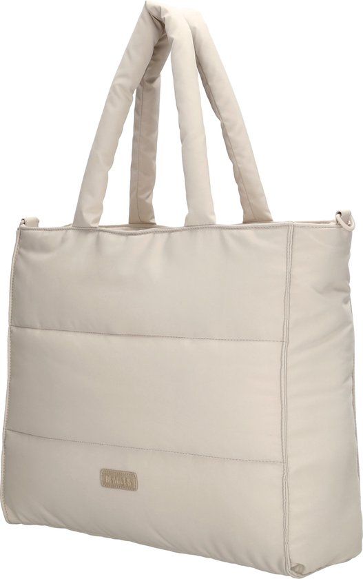 Beagles Calvia Shopper Crossbody Schoudertas Trendy Fashion Bag - Crème