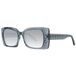 Swarovski SK0370 20A 52 Vrouwen Zonnebril Rechthoekig Grijs Acetaat