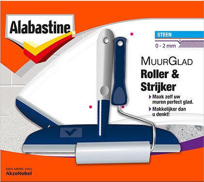 Alabastine MuurGlad roller & strijker - 8710839106102