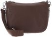 MANDARINA DUCK Leren schoudertas Mellow Leather Hobo Bag Milk Chocolate bruine