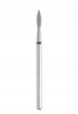 Staleks Pro Diamant Freesbit Vlamvorm Scherpe Punt Blauw Medium 2.1 mm