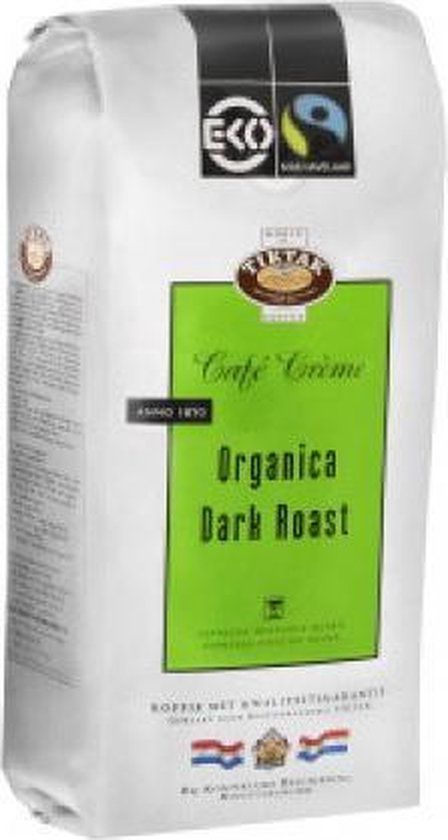 TikTak CafeCreme Organica Dark Roast koffiebonen 1kg