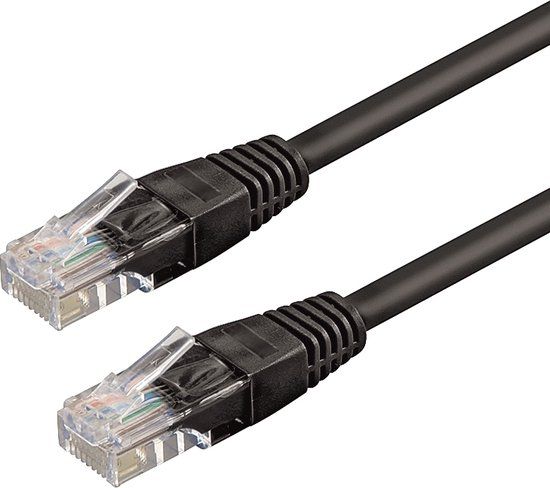 WP WPC-PAT-6U005BL netwerkkabel 0,5 m Cat6 U/UTP Zwart