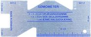 Merkloos Zoommeter Metaal - Inclusief Schaalverdeling - 1 Stuk - Nauwkeurige Metalen Meetinstrument voor Naaiprojecten, Textielbewerking en DIY Modeontwerp