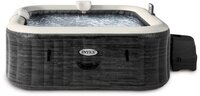 Intex PureSpa Jet & Bubble Deluxe Greystone Opblaasbare Spa - 6 Personen - 170 Bubbeljets - WiFi App - Zwart