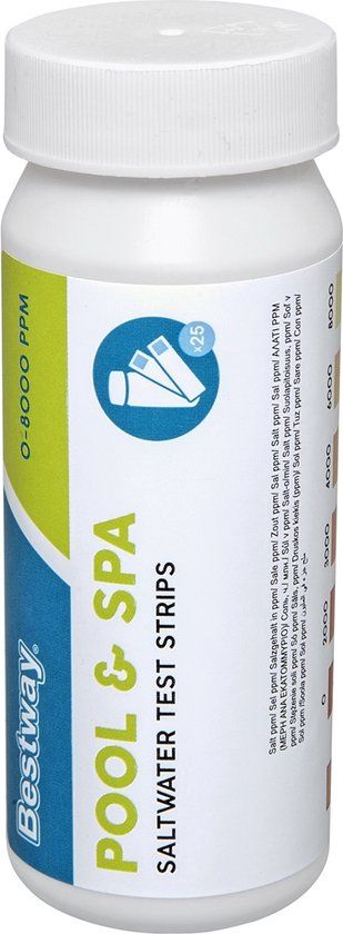 Bestway zoutwater teststrips - 25 stuks