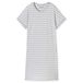 Schiesser Nachthemd 1/2 Arm, 95cm Dames Nachthemd - grijs melange - Maat M