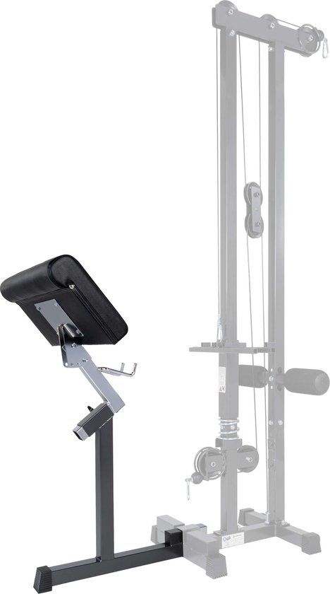 Ironmaster Preacher Attachment met Support Arm - Zwart