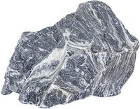 Sera Rock Zebra Stone - Grijze natuursteen met witte aderen - Large - 2-3 kg - 1 stuk