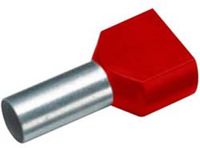 Vogt Verbindungstechnik 490814D Dubbele adereindhulzen 10 mm² Deels geïsoleerd Rood 100 stuk(s)