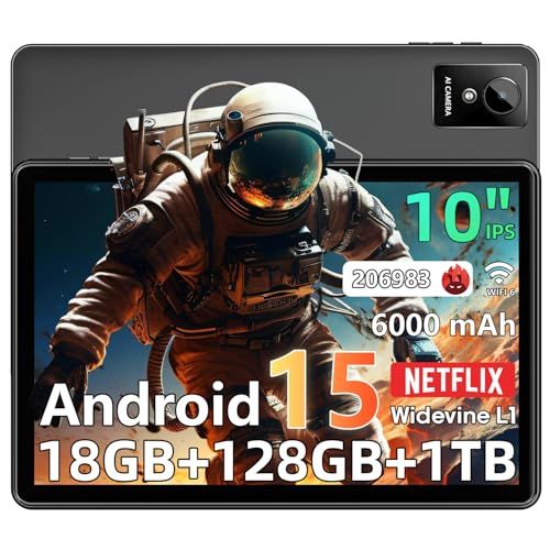 Tablet 10 inch Android / WiFi / 128GB / Black