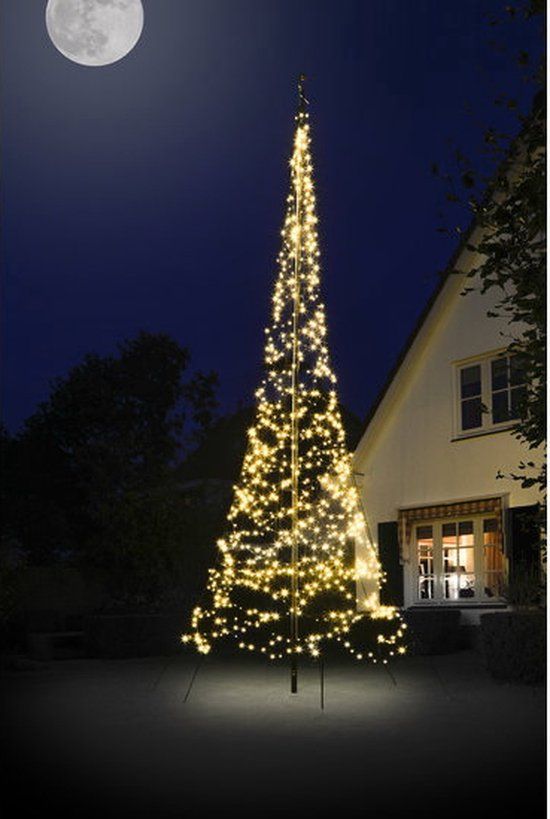 Intergard Kunstkerstboom vlaggenmast 6m hoog