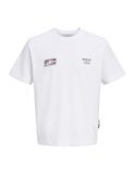 Jack & Jones t-shirt jongens - wit -JCOlegacy - maat 164