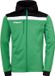 Uhlsport Offense 23 Trainingsjack Met Capuchon Heren - Groen / Zwart / Wit | Maat: 2XL