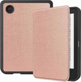 Merkloos Kobo E-Reader Hoes Geschikt voor Kobo Clara 2E | Book Case met Sleep/Wake Functie | Kunstlederen Beschermhoes | Roze