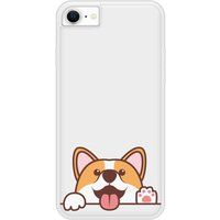 Apple Siliconen hoesje compatibel met iPhone 6, Apple iPhone 6S Hello Corgi