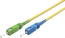 Goobay SC/UPC - SC/APC Simplex FTTH kabel | OS2 | geel | LSZH | 1 meter