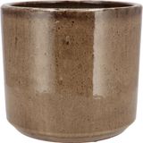DK Design Bloempot Brown Glaze - Taupe - D18 x H20 cm