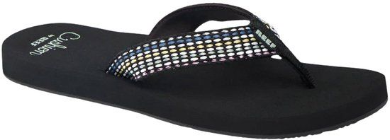 Reef Baja Elana Dames Slippers - black/frosty