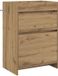 vidaXL Badkamer Onder Wasbak Kast Artisanaal eiken 56 x 37,5 x 81 cm