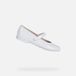GEOX PLIE MEISJES Ballerina's - WIT - Maat 33