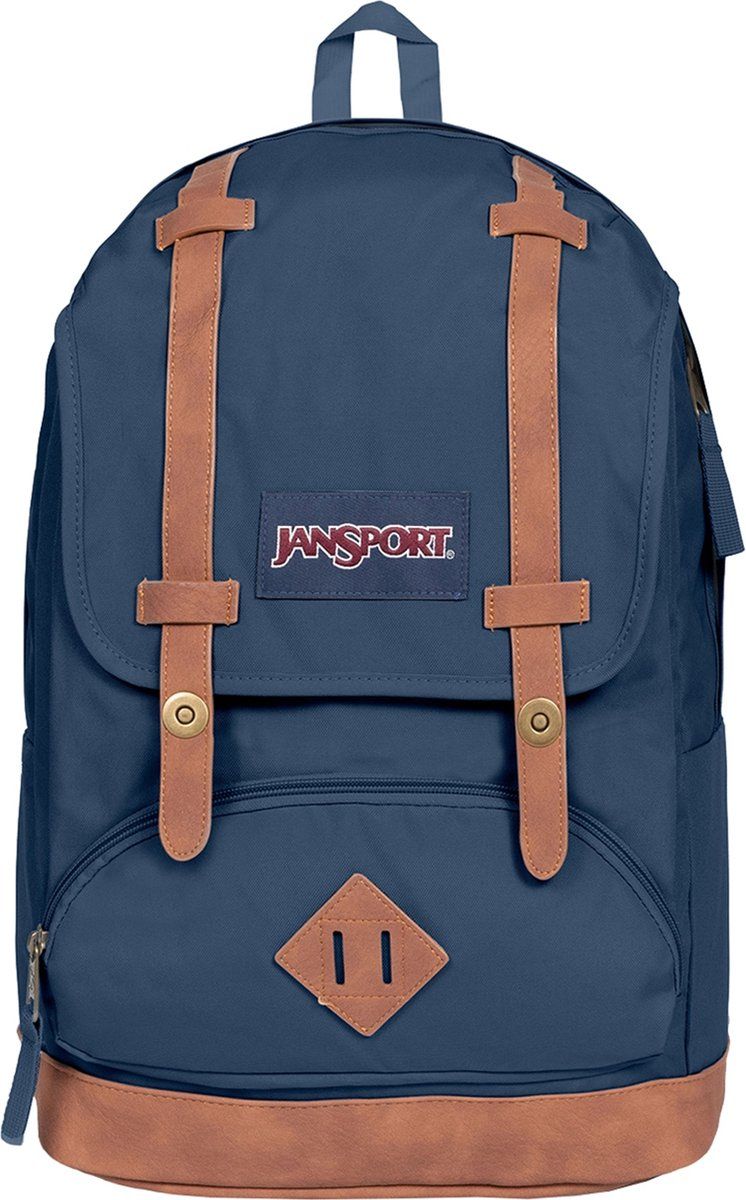 JanSport Cortlandt Rugzak Navy Polyester Unisex