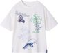 Vertbaudet T-shirt met korte mouwen surf ecru