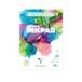 Clairefontaine 976107C Alcohol Inkpad A4, gelijmd, 21 x 29,7 cm, 90 g, 25 vellen, papier voor alcoholinkt, extra wit, ideaal voor vloeibaar schilderen met alcoholinkt