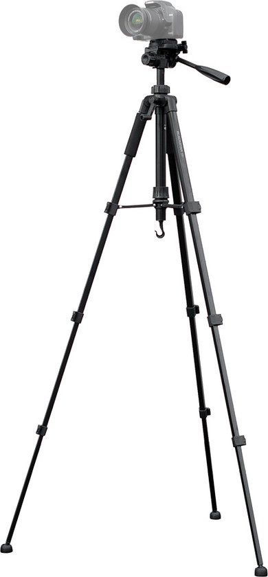 Caruba Blackstar 151 Camerastatief (Fullsize) - Zwart - Aluminium - 3 kg - Inclusief tas
