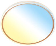 B.K.Licht BRILONER Ina LED Plafondlamp Koffiekleur Ø49cm